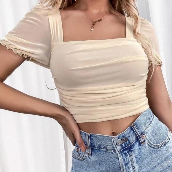 Square Neck Blouse - Picture 2 of 3